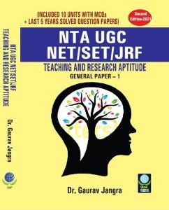 Nta Ugc Net Set Jrf Teaching And Research Aptitude General Paper I