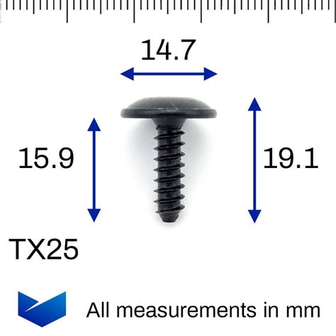 Torx Headed Screw, Volkswagen N90775001 — VehicleClips
