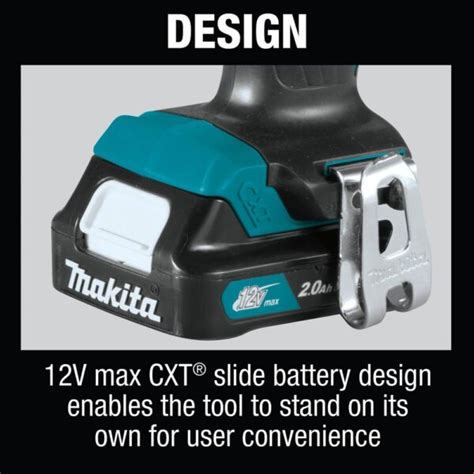 Makita 12 Volt Max Cxt Lithium Ion Cordless 3 8 In Driver Drill Kit 2 0 Ah Pip Hardware