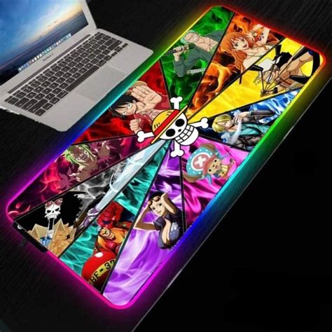 Tapis De Souris Anime One Piece Xxl Rgb Gaming Tapis De Souris Tendu