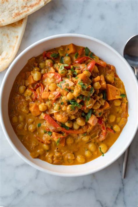 Chickpea And Sweet Potato Curry Cooking For Peanuts