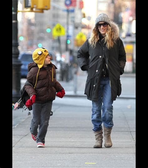 Photo Sarah Jessica Parker Et Son Fils James Wilkie Tendrement