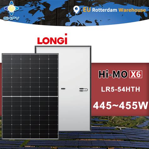 Longi Solar Hi Mo X6 Lr5 54hth Scientists Europe Warehouse 445W 450W