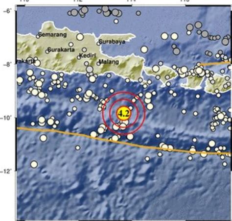 Info Bmkg Barusan Terjadi Gempa Terkini Jember Jatim Hari Ini 4