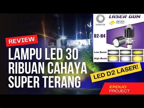 Review Led Laser D Vinyx Type H For Headlamp Youtube