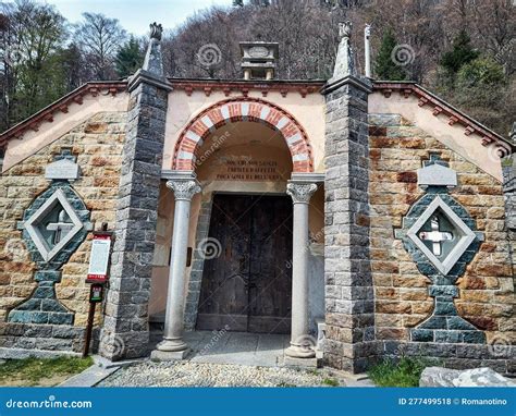 Rosazza Cemetery Biella Italy Stock Photo Image Of Three Rosazza