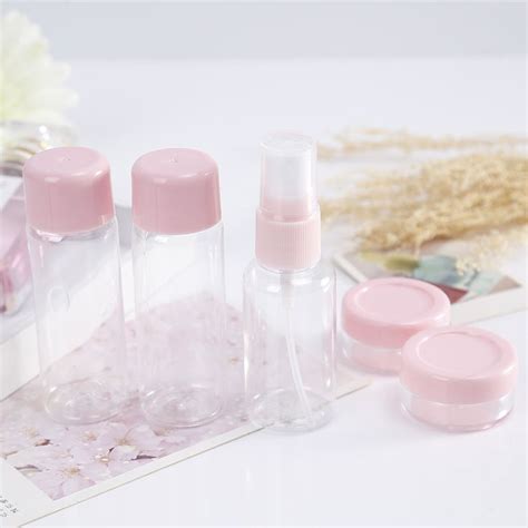 5pcs Mini Refillable Bottles Set Portable Travel Cosmetics Bottle Set