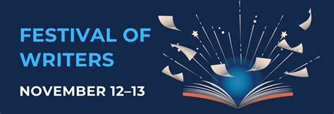 Festival of Writers to Feature Leading Literary Voices November 12–13 ...