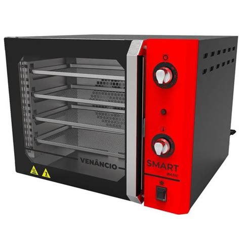 Forno Industrial Convector Ven Ncio El Trico Smart Basic Vermelho