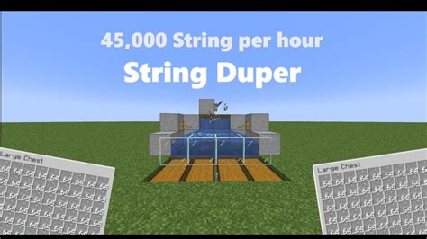 Automatic Super Easy String Duper Minecraft Youtube