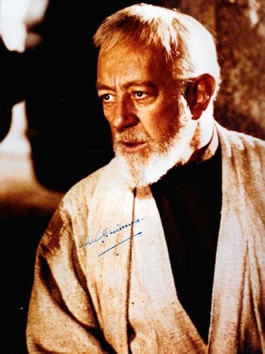 SIR ALEC GUINNESS autograph Star Wars signed movie memorabilia