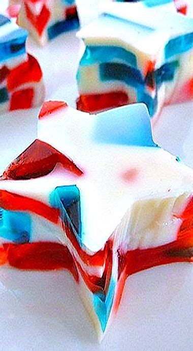 Red White And Blue Stained Glass Jello Stars Brown Eyed Baker Recipe Stain Glass Jello