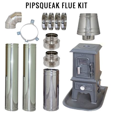 Pipsqueak Flue Kit Tiny Wood Stove