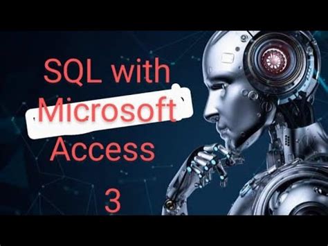 SQL With Microsoft Access 2019 Lesson 3 Alter Table YouTube