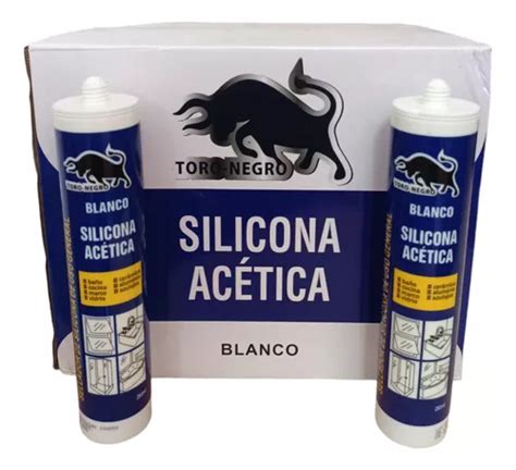 Silicona Acetica Blanco Sellante Tubo 280m Caja 24unid Cuotas sin interés