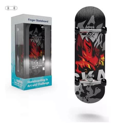 Fingerboard Skate De Dedo Profissional Completo Black Fire Mercadolivre