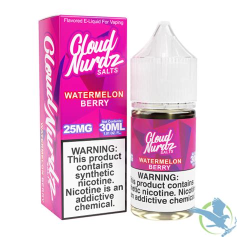 Cloud Nurdz Salts Tobacco Free Nicotine Salt E Liquid 30ml
