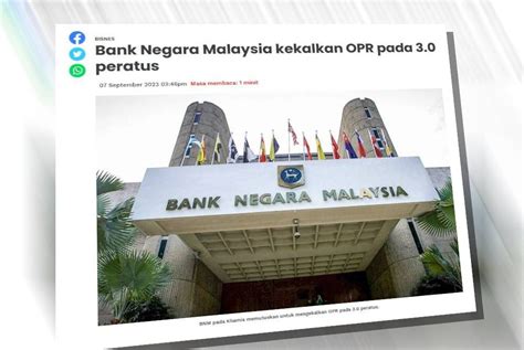 Langkah Bnm Kekalkan Opr Pada Peratus Memang Dijangkakan