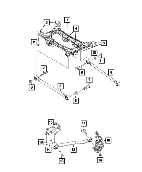 Rear Suspension And Cradle For 2020 Jeep Compass Mopar Estore