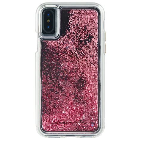 Case Mate Waterfall Case For Iphone Xsx Rose Gold Dxbnet In 2020 Glitter Iphone Case