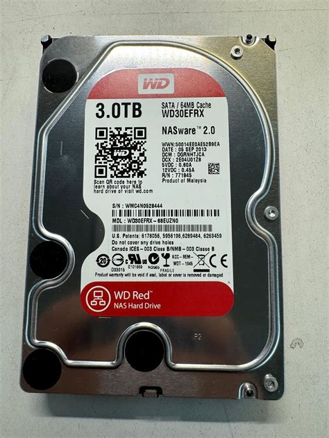 WD WD30EFRX-68EUZN0 771945 3TB 5400 RPM 64MB Cache HDD | eBay