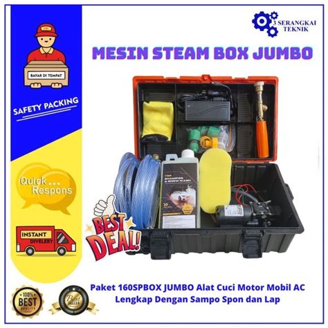 Jual Paket Spbox Jumbo Alat Cuci Motor Mobil Ac Lengkap Dengan Sampo