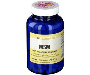 Hecht Pharma MSM 500mg GPH Kapseln Ab 12 66 Preisvergleich Bei