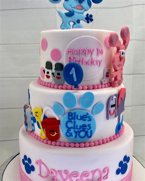 Blues Clues Birthday Party Cake Artofit