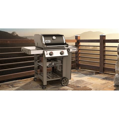 Weber Genesis Ii E Burner Propane Gas Grill With Side Shelves