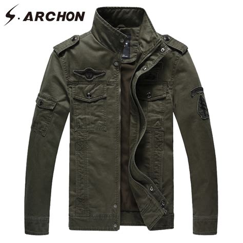 S Archon Us Army Air Force Tactical Jackets Men Casual Windbreaker