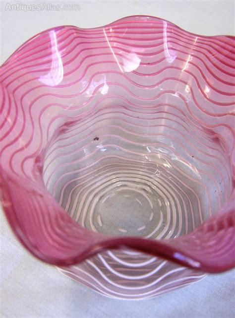 Antiques Atlas Antique Cranberry Glass Bowl Line Decoration