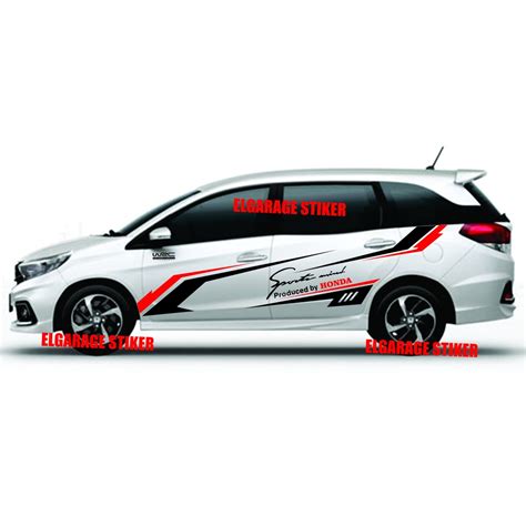 Jual Stiker Mobil Honda Mobilio Stiker Striping Variasi Mobil Mobilio