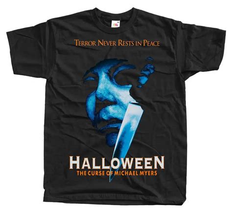 Halloween The Curse Of Michael Myers Poster T Shirt Black All