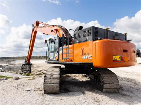 Zx Slf Super Long Front Excavators Hitachicm Europe