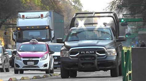 Patrulla RAM de la Policía de la Ciudad de México SSC respondiendo