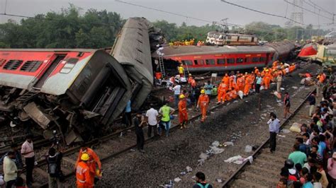 Odisha Train Accident Coromandel Express Train Accident Massive Train