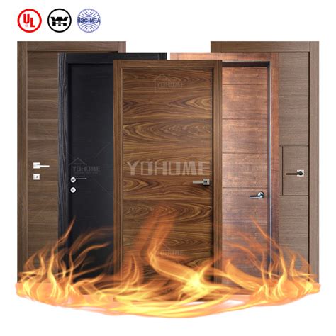 China Top Manufacturer Custom Internal Doors To Homes Minute Fire