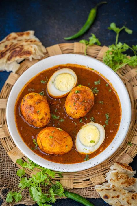 Punjabi Egg Curry Recipe Anda Curry Whiskaffair