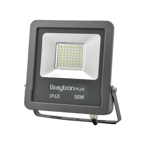 Proiector Led 50W SMD 4000lm IP65 Lumina Rece 6500K Gri Braytron