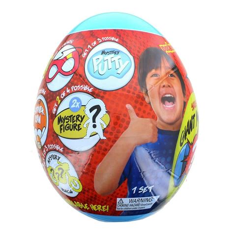 Ryan's World Giant Mystery Egg Series 2 Blue (Limited Edition) with ...