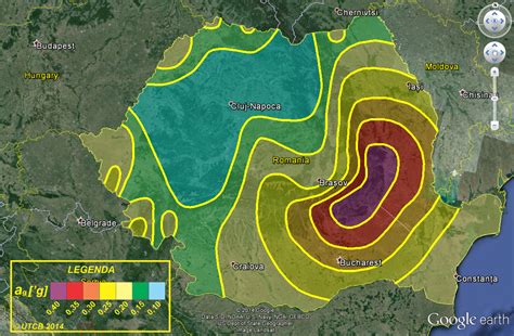 Harta Seismica Romania Harta Romania