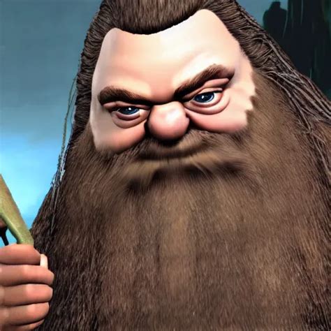 Ps2 Graphics Of Hagrid Stable Diffusion