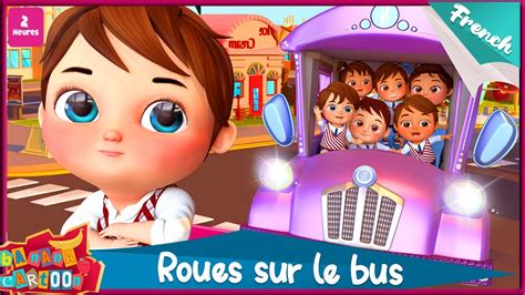 Dix Petits Bus Comptines Et Chansons Pour B B S Banana Cartoon