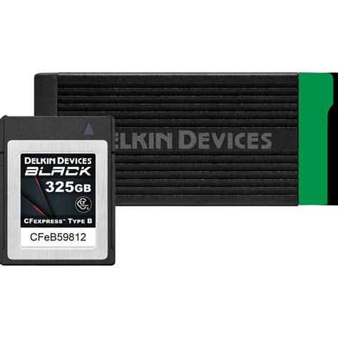 Delkin Devices Gb Black Cfexpress Type B Memory Card With Cfexpress