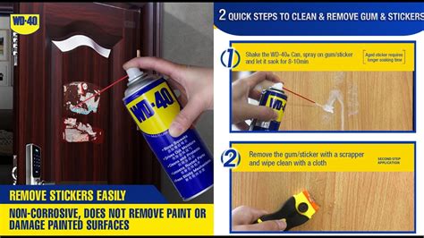 How To Remove Sticker Labels With Wd 40 Youtube