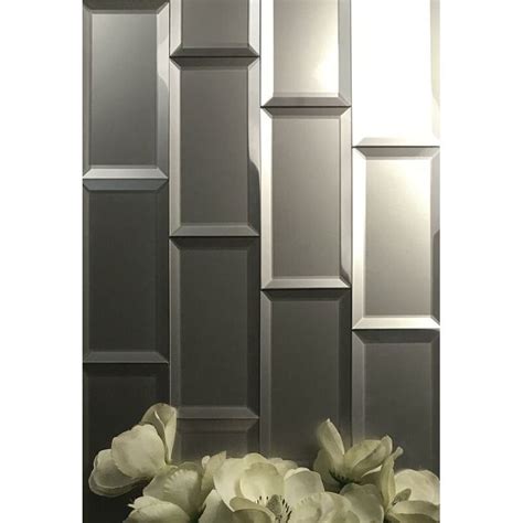 Abolos Frosted Elegance 3 X 6 Glass Peel And Stick Subway Tile Wayfair