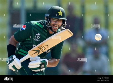 Pakistan S Imam Ul Haq Watches The Ball After Playing A Shot During The