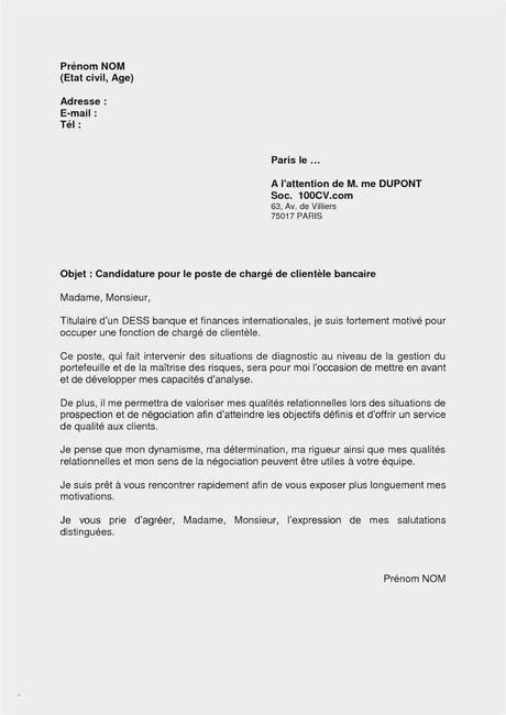 Lettre Motivation Hotesse D Accueil Modèle gratuit de lettre