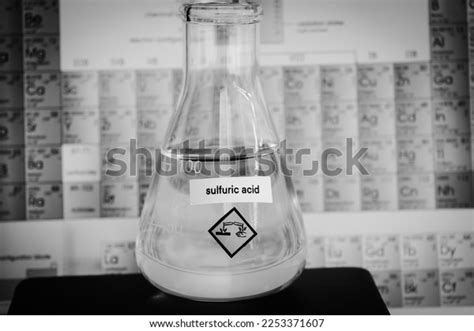 Sulfuric Acid Periodic Table Elements Learning Stock Photo 2253371607