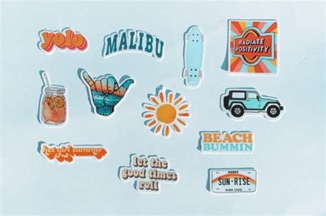 Beach Stickers